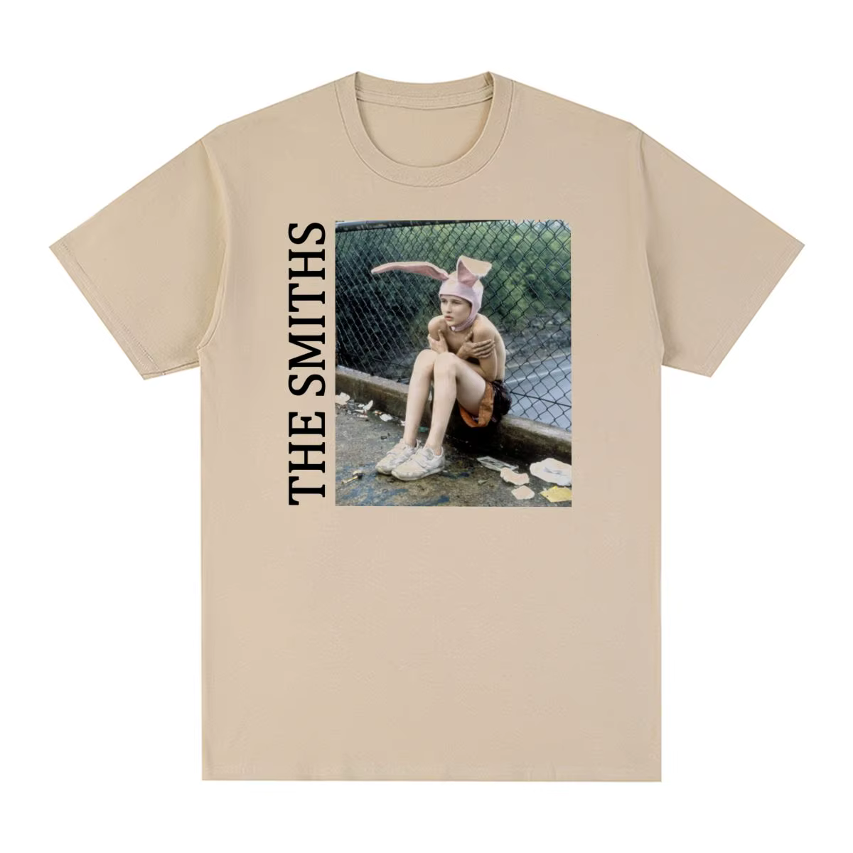 T-shirt Vintage The smith pour Homme et femme, en coton, style indien Morrissey, collection 1980