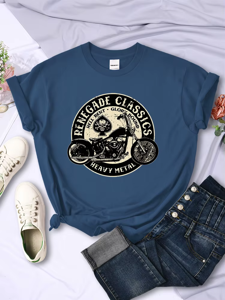 T-Shirt Manches Courtes pour Femme, Vêtement de Luxe, Mode Coréenne, Été, Hip Hop, Renegade Irritati