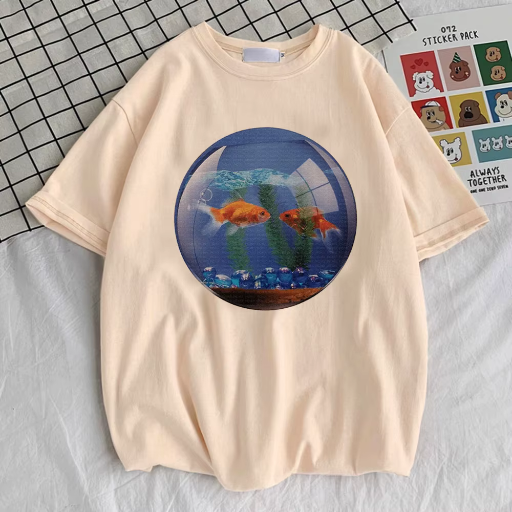 Frutiger Aero top t-shirts femmes kawaii Y2k graphique coloré Punk t-shirt confortable coloré Y2k Gr