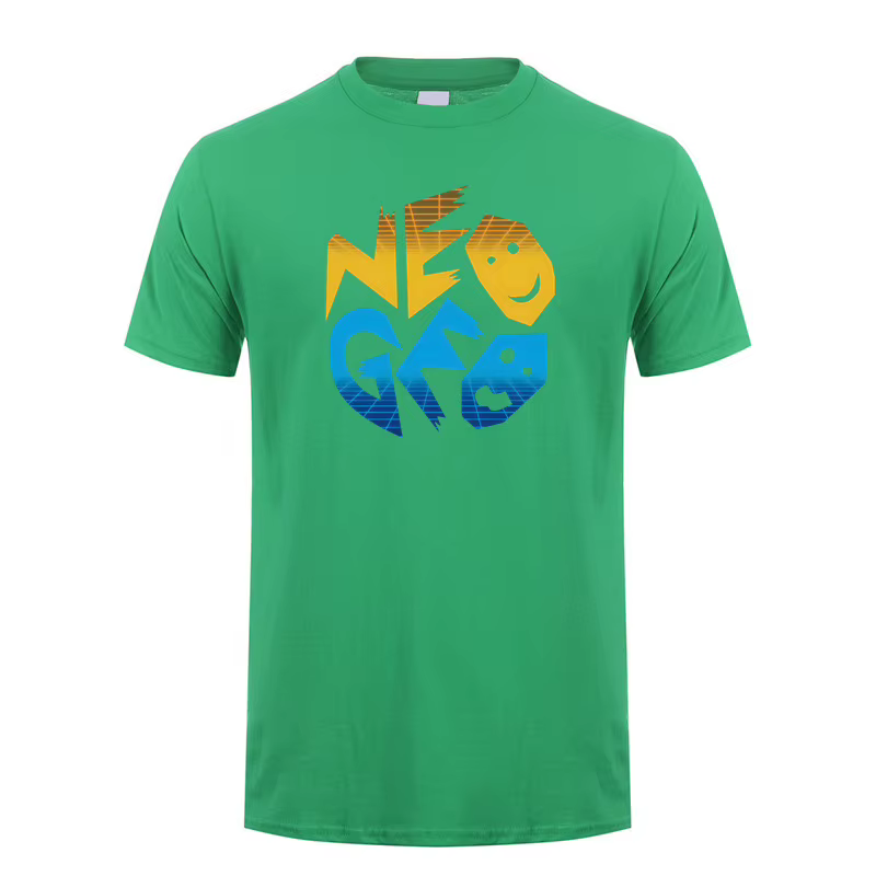 Neogbones T-shirt Hommes Manches Courtes Neogbones Neo Geo T-shirt Hommes D'été Coton T-shirt DZ-005