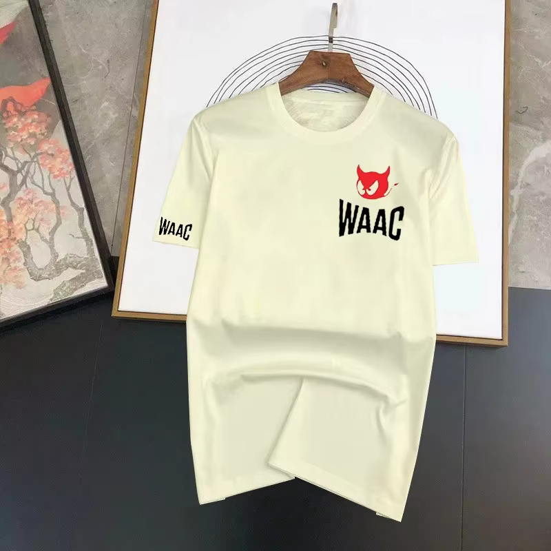 T-shirt de golf de luxe graphique en coton oversize pour hommes et femmes, marque de luxe rétro déco
