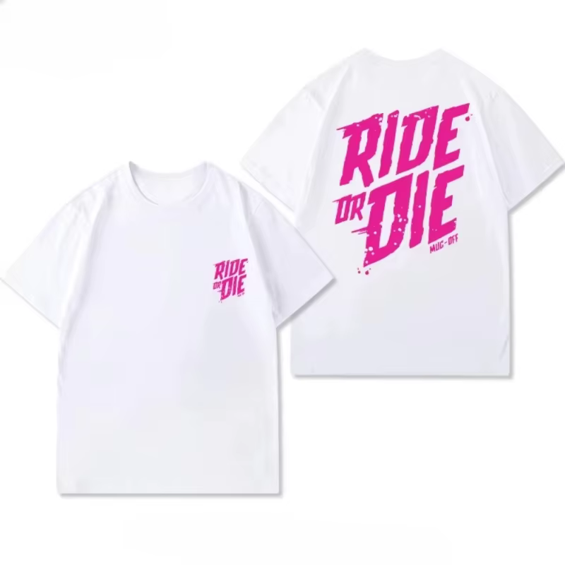 2025 nouveaux vêtements de cyclisme vélo Ride or Die ample été coton MUCOFF T-shirt à manches courte