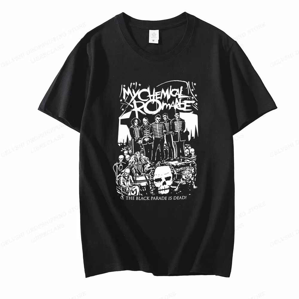Mon Romance chimique t-shirt femmes mode T-shirts cool Hip Hop hommes t-shirt presque décontracté ét