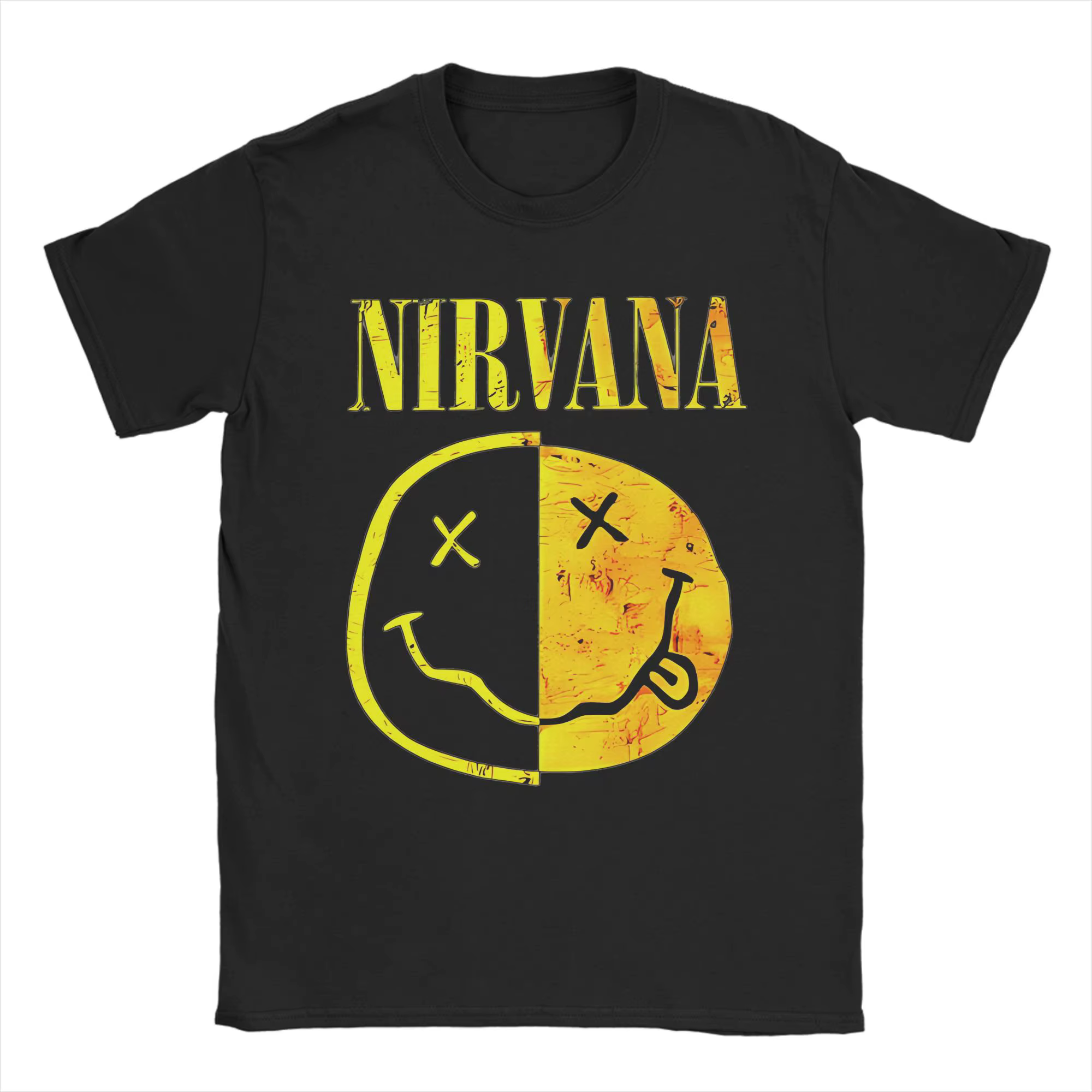 T-shirts de la groupe de musique Rock-Nirvana 2026 pour hommes et femmes, t-shirts en coton conforta