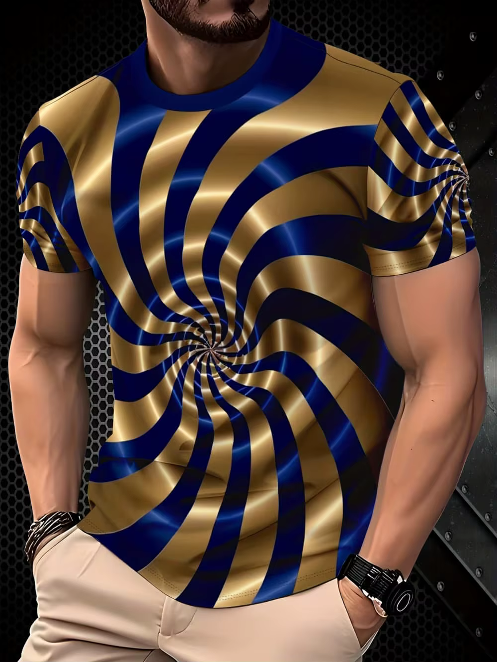 T-shirts tendance pour hommes, impression 3D, t-shirts pour hommes, streetwear, designer, manches co