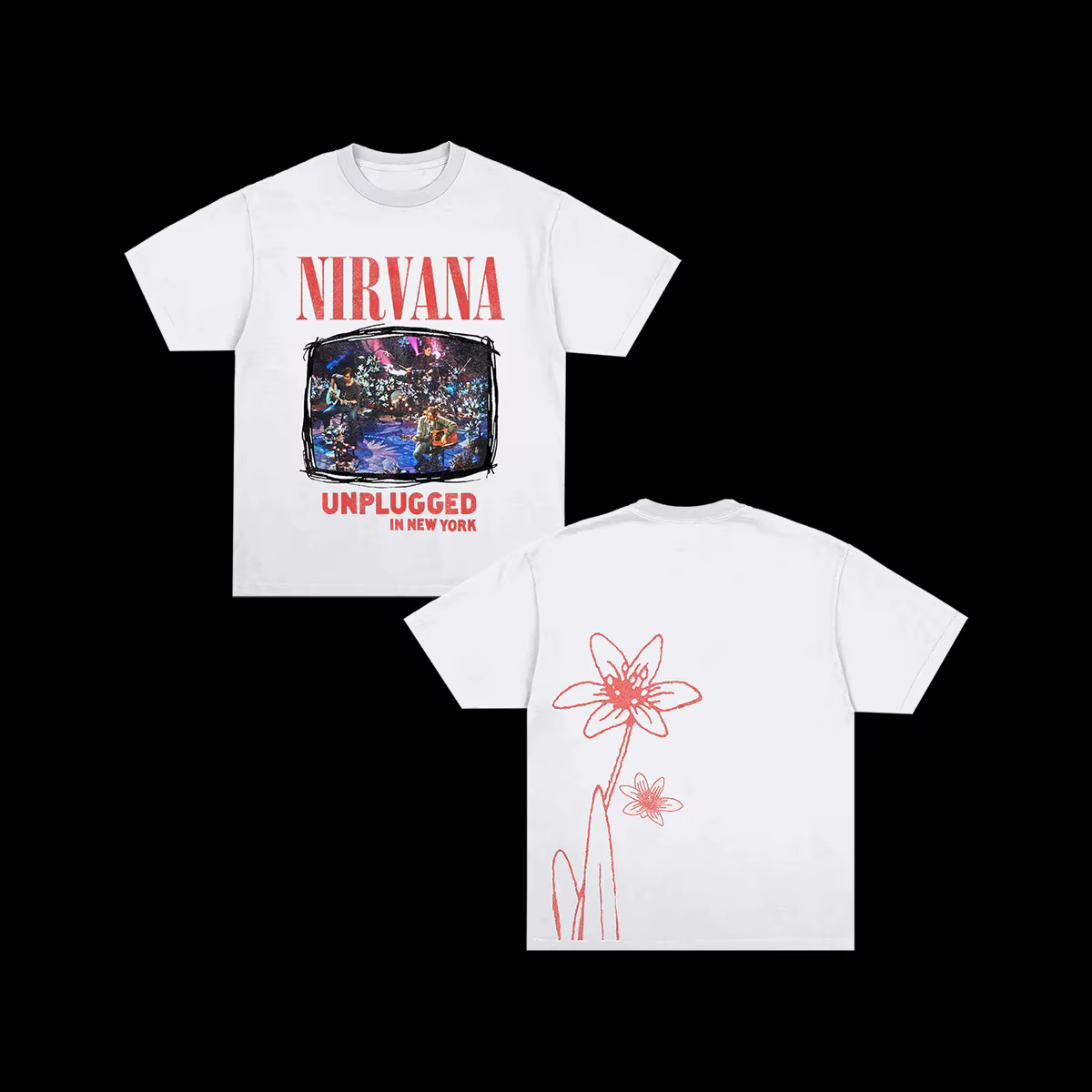 T-shirt de groupe de rock Nirvana Y2K pour hommes et femmes, vêtements gothiques rétro d'été, mode d