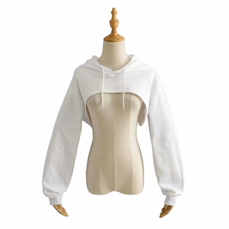Sweat-shirt à capuche à manches longues pour femmes, décontracté, ample, esthétique, Punk, danse, co