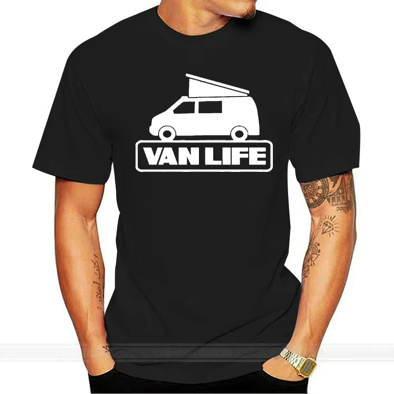Van Life T-Shirt adulte toutes tailles-Van Rv moteur maison Camping T4 T5 T6 offre spéciale shubuzhi