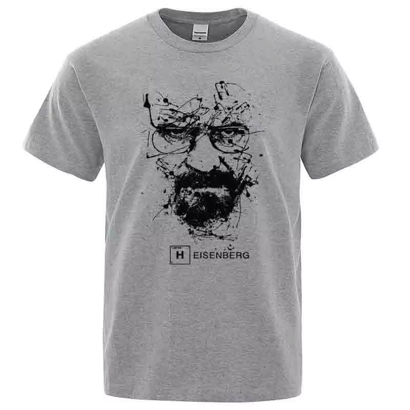 Hommes mode haut décontracté qualité 100% coton Breaking Bad t-shirts hommes Heisenberg Camisetas Ho