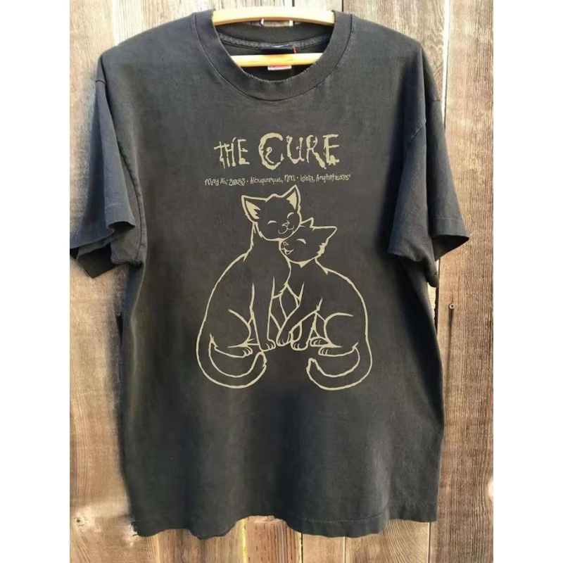 T-shirt rétro The Cure des années 90, nouveau t-shirt rétro décontracté pour hommes et femmes, mode
