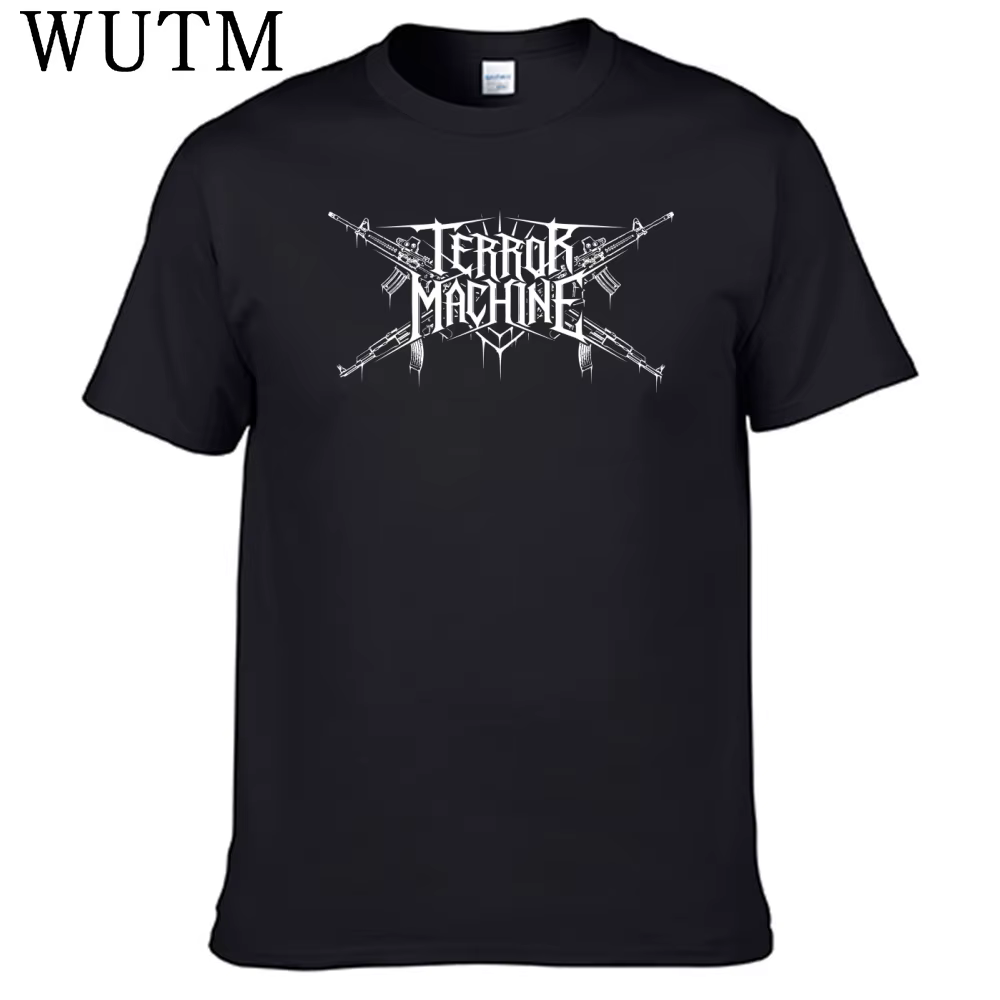 T-shirt Terrormachine pour hommes, 100% coton, nouvelle collection