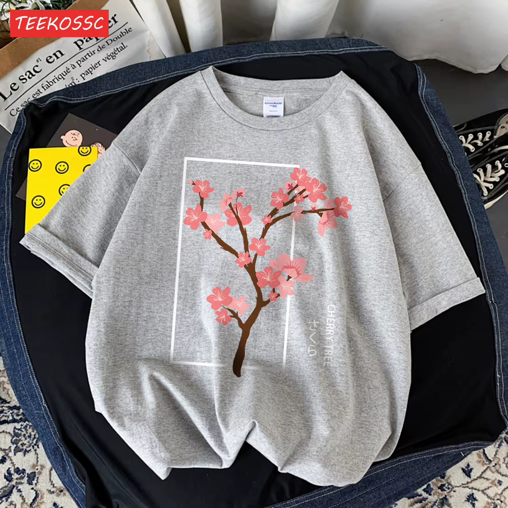 T-shirt rétro None Tree In Full Bloom pour hommes, T-shirt à manches courtes, initié à la mode Dstre