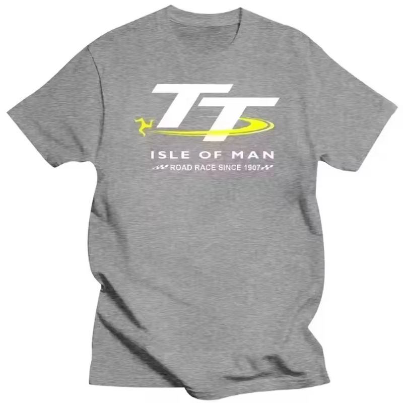 Île de Man TT compétition île de Man T-shirt hommes et femmes compétition 7 humoristique été pur cot