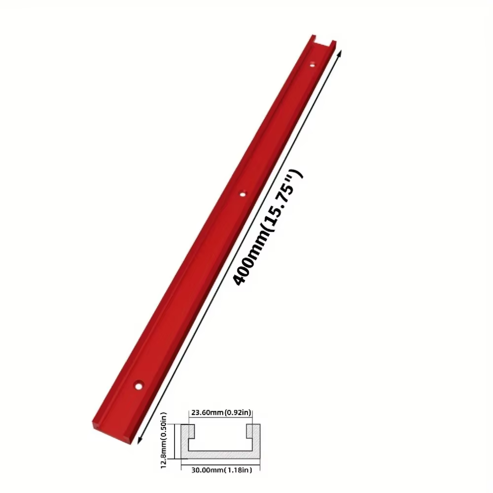 T-track 30 Type en alliage d'aluminium, arrêt de piste à onglet, Rail de goulotte pour le travail du