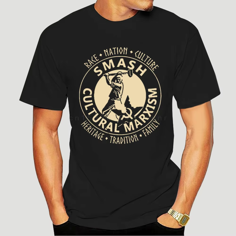 T-shirt unisexe Smash Cultural Marxism, Isd Communist Anti-Antifa Fosot, Nationalist, Tee-shirt d'ét