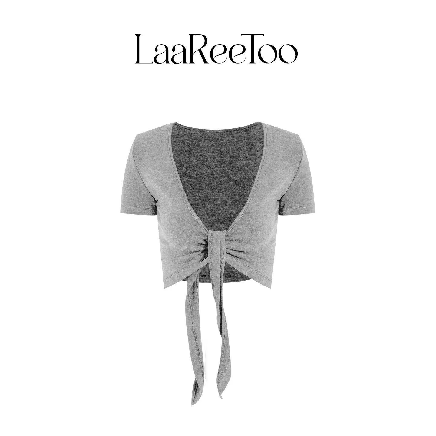 Cardigan court ajusté à manches courtes pour femme, style été avec ceinture, magnifique vêtement d'e