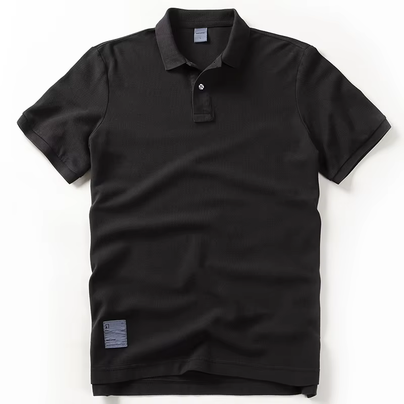 Polos lourds pour hommes, vêtements d'été à manches courtes, Style américain, à la mode, pour jeunes