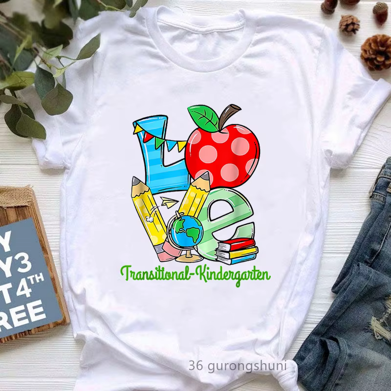 T-shirt imprimé graphique Fuchsia Is A Walk In The Park pour femmes, Teach Love Inspire Funny Tshirt