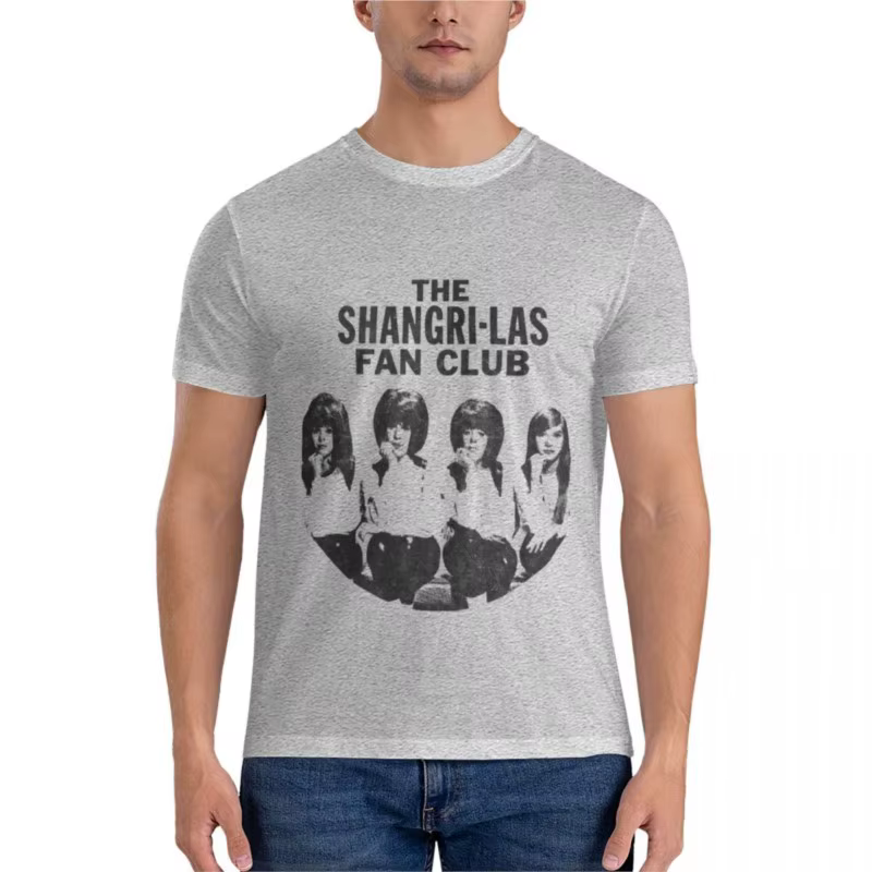 Shangri-Las T-shirt pour garçons, T-shirt classique, T-shirt blanc pour filles, Fan Art Design, Grou