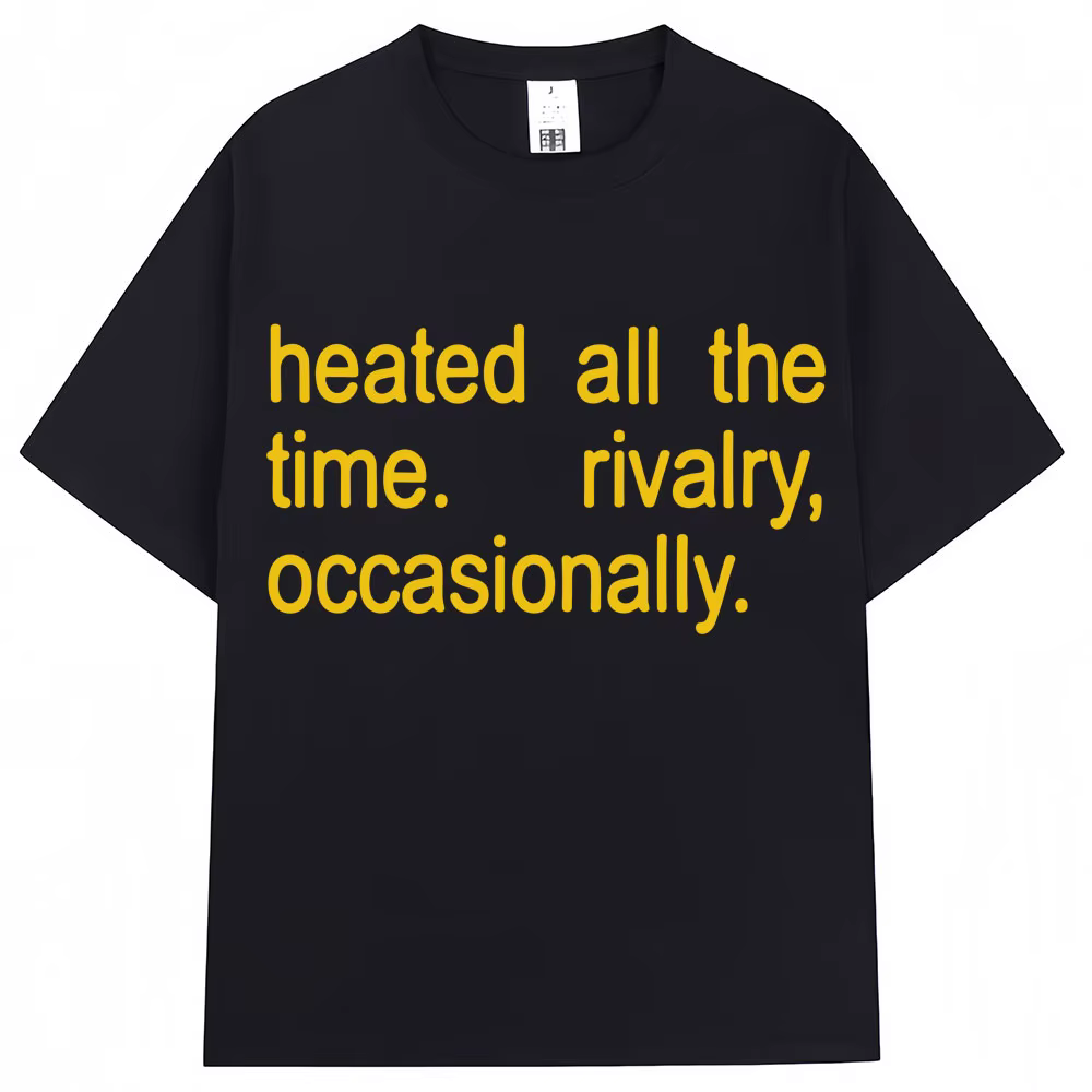 T-shirt graphique Lady T Shirt Heated Rivalry Heated All The Time pour hommes et femmes, T-shirt pop