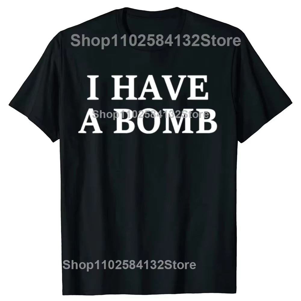 Drôle j'ai une bombe graphique T-shirts femmes mode t-shirt décontracté ample surdimensionné adulte