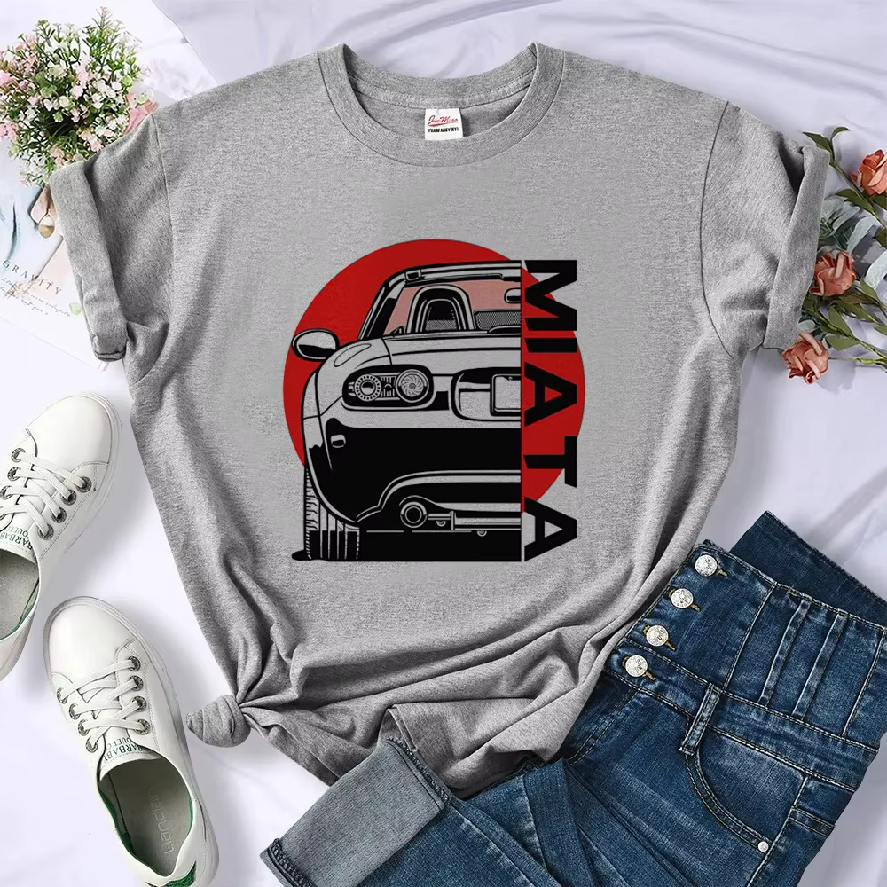 Miata t-shirts femmes drôle harajuku haut japonais femme drôle années 2000 vêtements