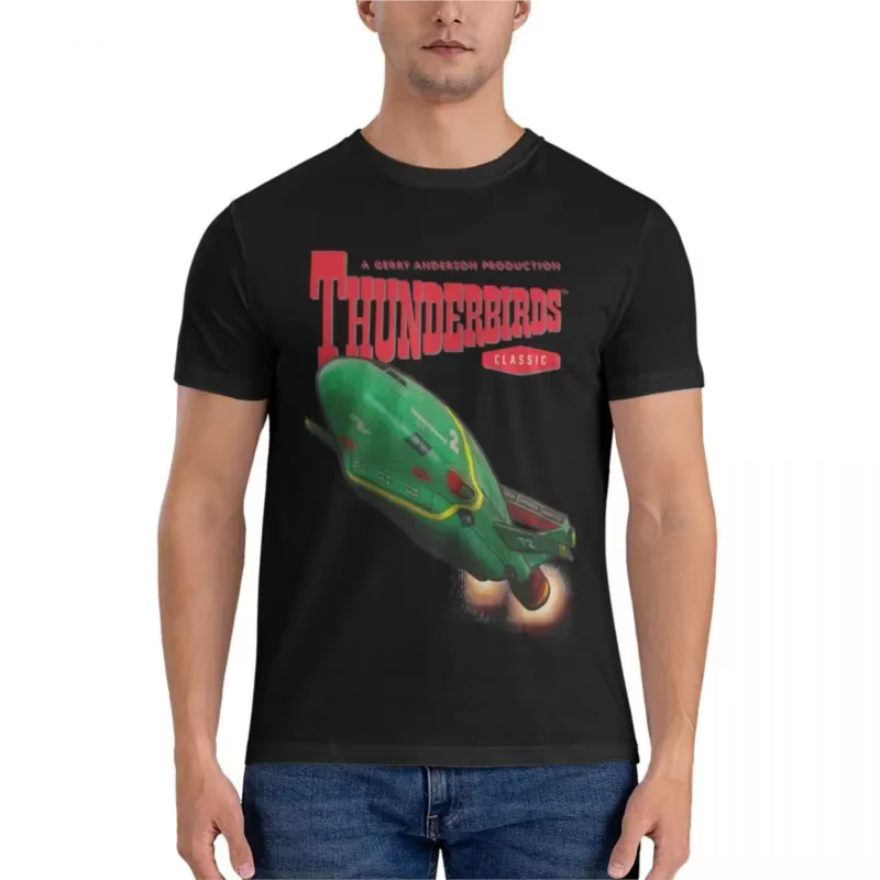 hommes mon cinquième morceau d'art fan Gerry Anderson Thunderbirds. T-Shirt classique anime t-shirts
