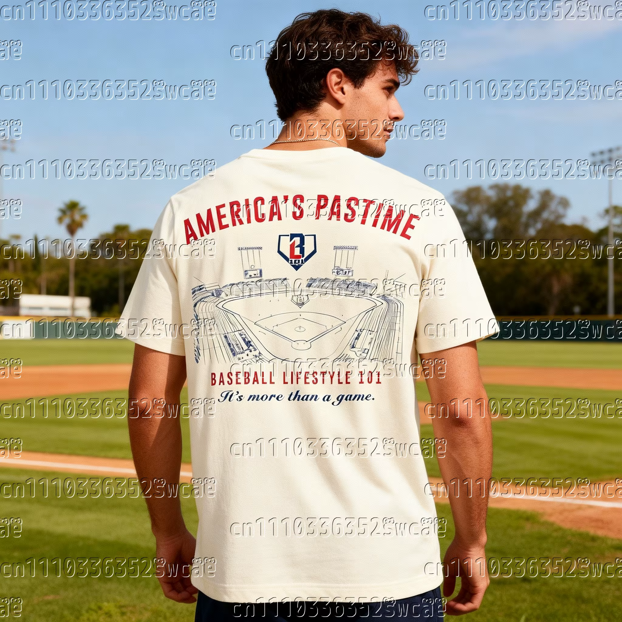 Vie de baseball estivale 2026 # 101 # T-shirt de sport décontracté respirant pour adultes et jeune