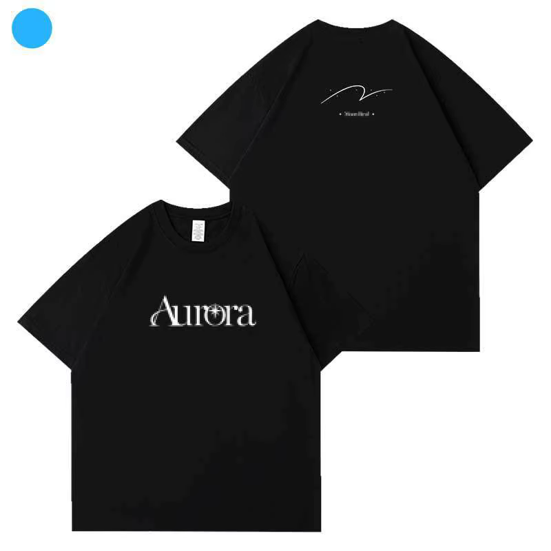 MAMAMOO MoonByul Aurora même T-shirt femmes hommes mode lettre imprimer à manches courtes T-shirt ha