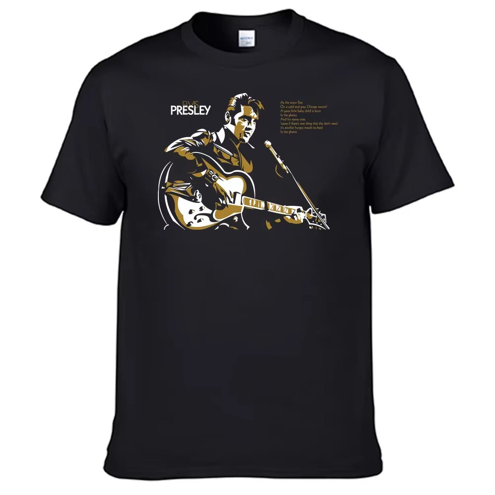 T-shirt E-Elvis Presley, haut