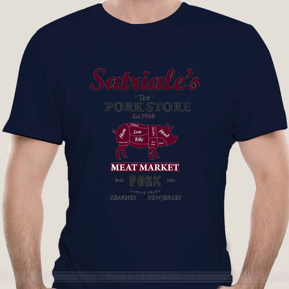 T-shirt unisexe Cool Casual Pride, The Sopranos, Satriales, Pork PRNew Jersey, Gangster ature, Tv, T