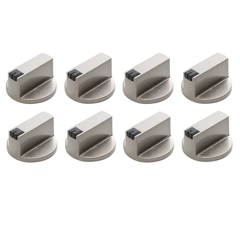 Poignée de cuisinière, bouton de commande en alliage de Zinc de 6Mm, interrupteur de four, bouton de