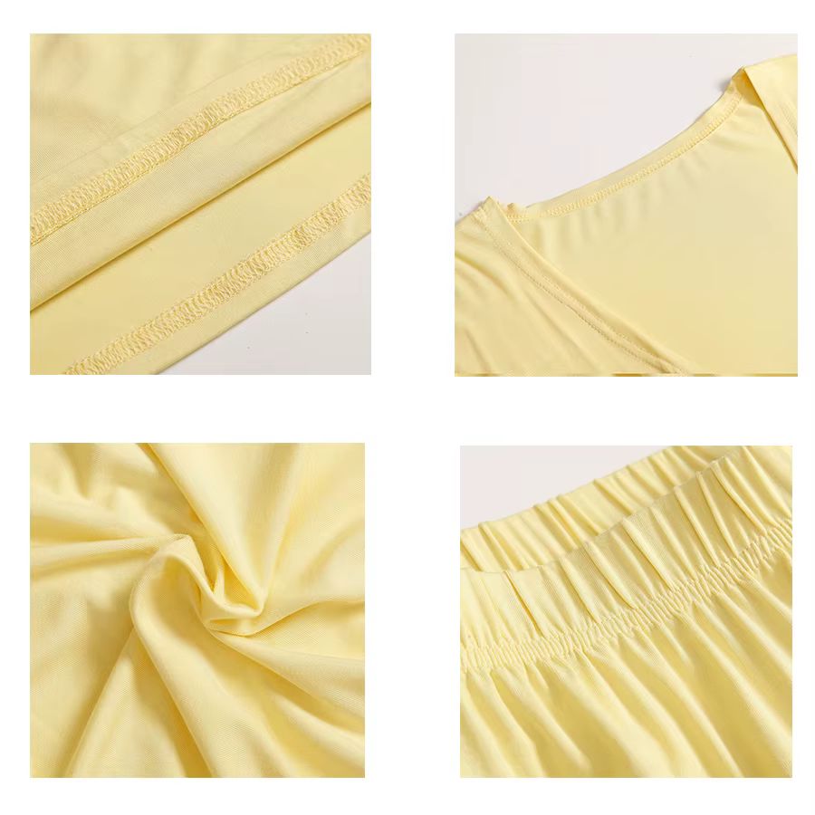 Hirsionsan Modal doux ample ensembles femmes décontracté trois pièces à manches longues Cardigan & t