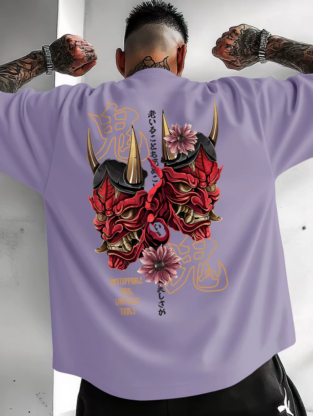 T-shirt col rond pour hommes, doux, confortable et respirant, imprimé fantôme d'été, à la mode, Styl
