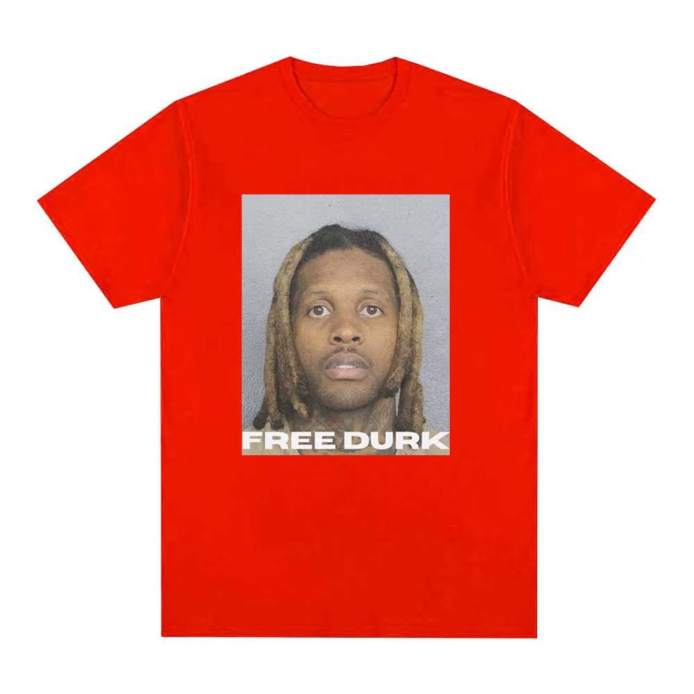 FREE DURK-T-shirt graphique Lil Durk pour homme et femme, vêtement à la mode, vintage, décontracté, 
