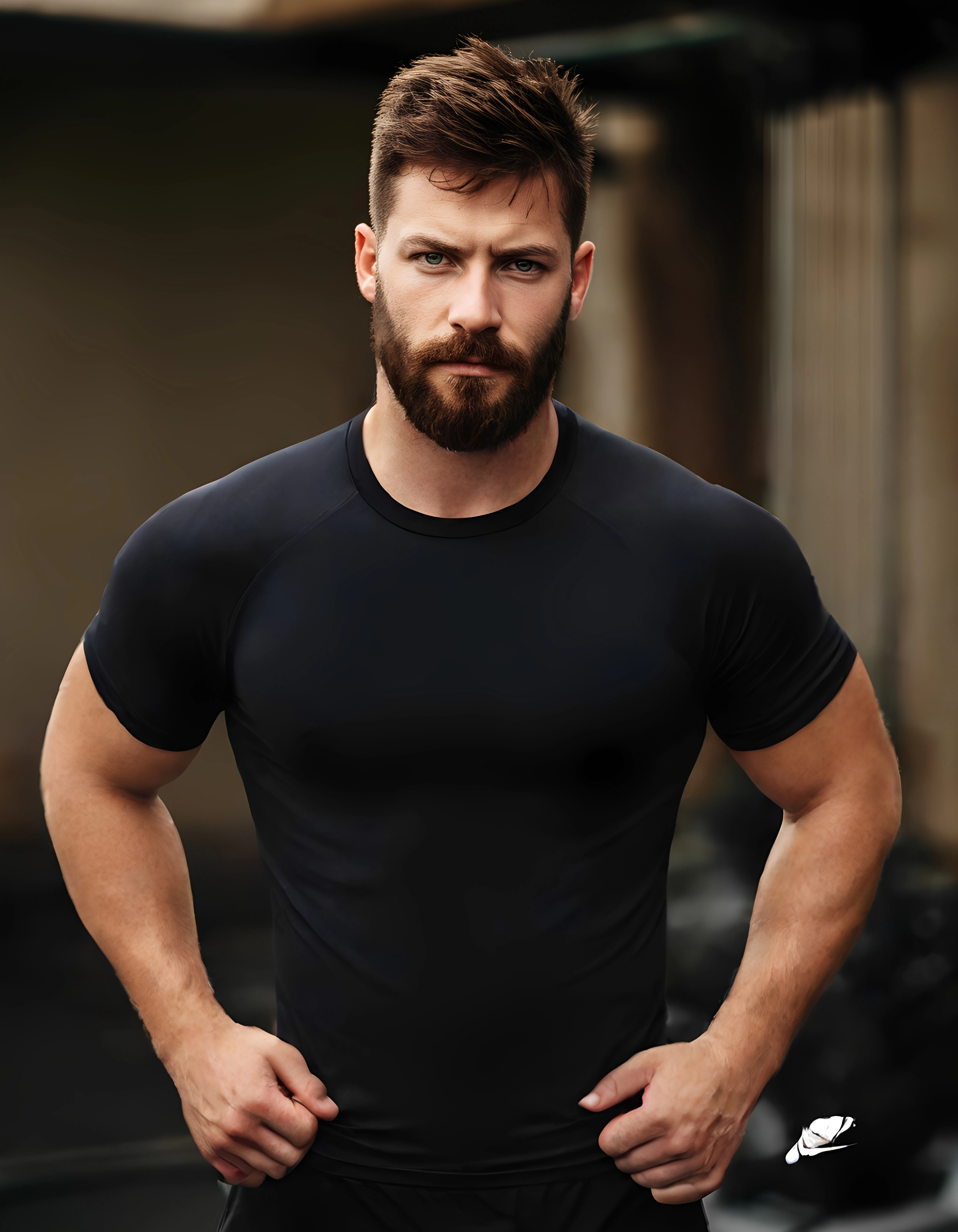 T-shirt Rash Guard pour Homme à Manches Courtes, Coupe Ajustée, pour Surf, Plongée et Natation, Prot