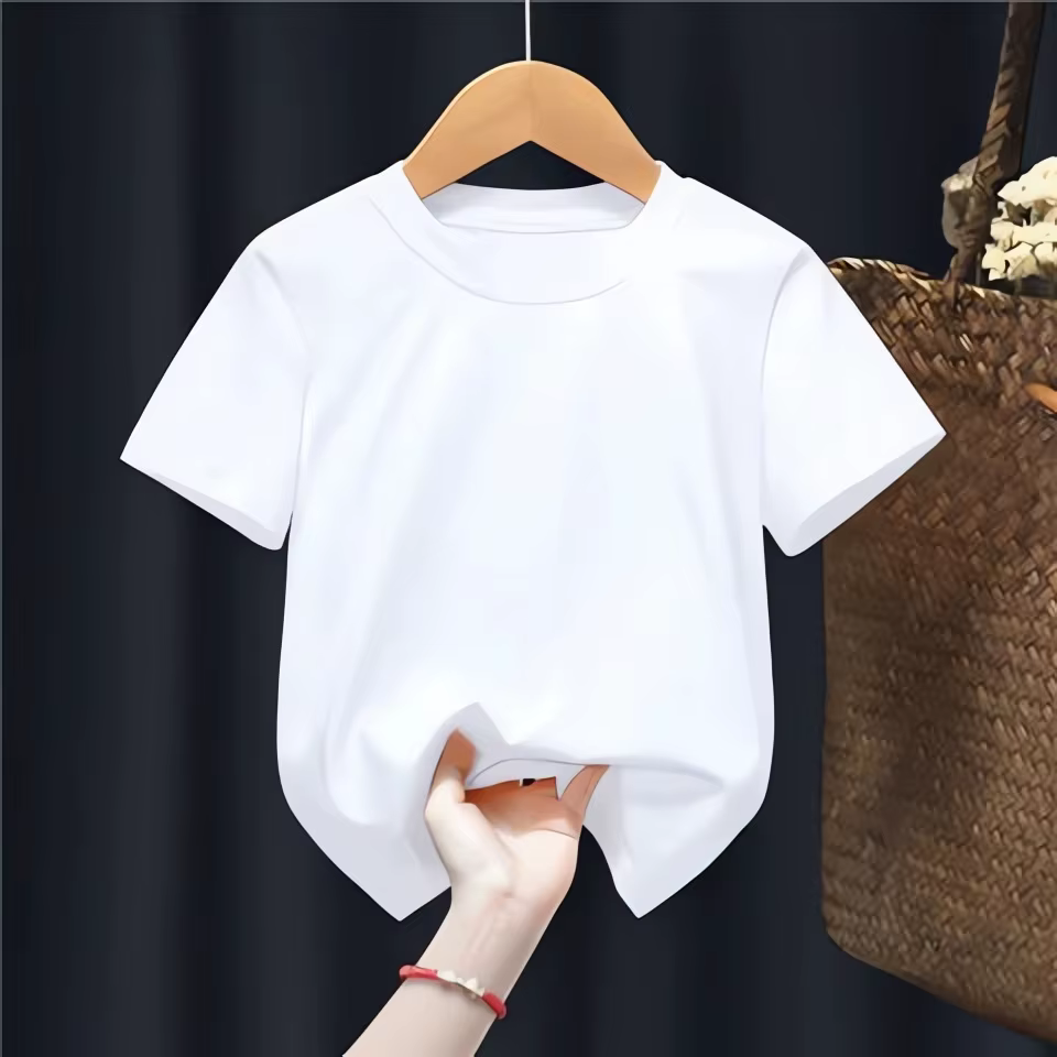 T-shirt d'anniversaire Kuromi pour enfants, haut à manches courtes violet avec chiffres de dessin an