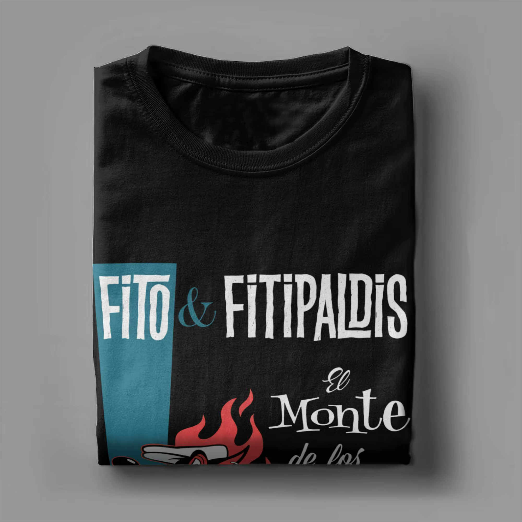 T-shirts Fitos Fitipaldis Band Rock pour hommes, vêtements en coton, à la mode, à manches courtes, à