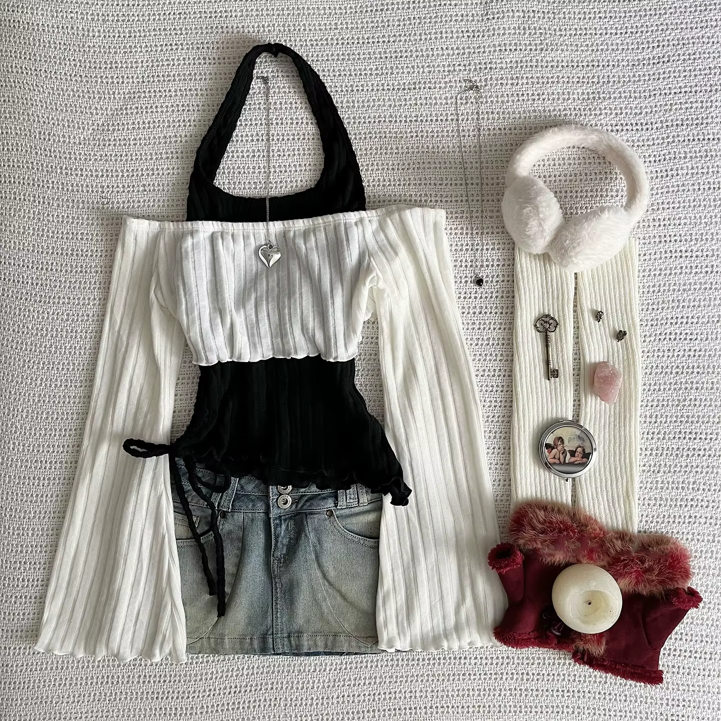 Esthétique gothique imprimé fleuri Baggy t-shirts Emo vêtements Y2k gothique Grunge graphique à manc