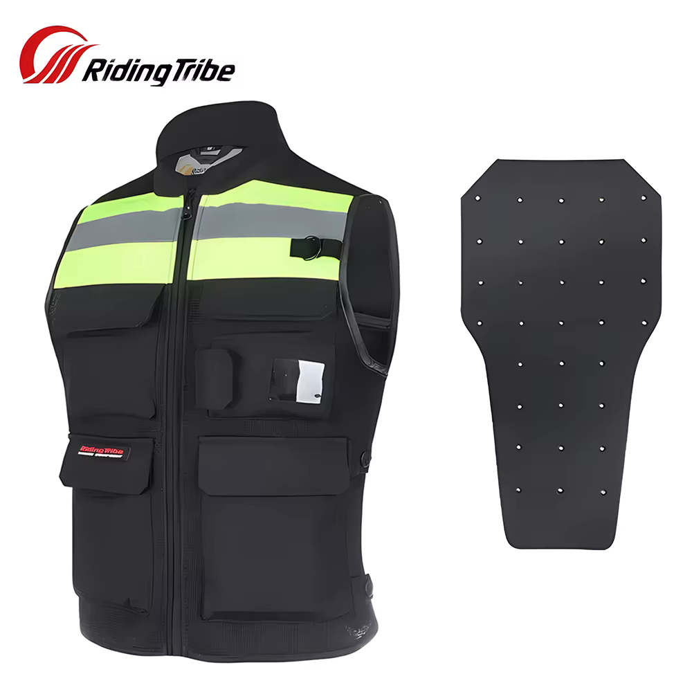 Gilet réfléchissant de moto pour hommes, vestes de Motocross haute visibilité, gilet de course de mo