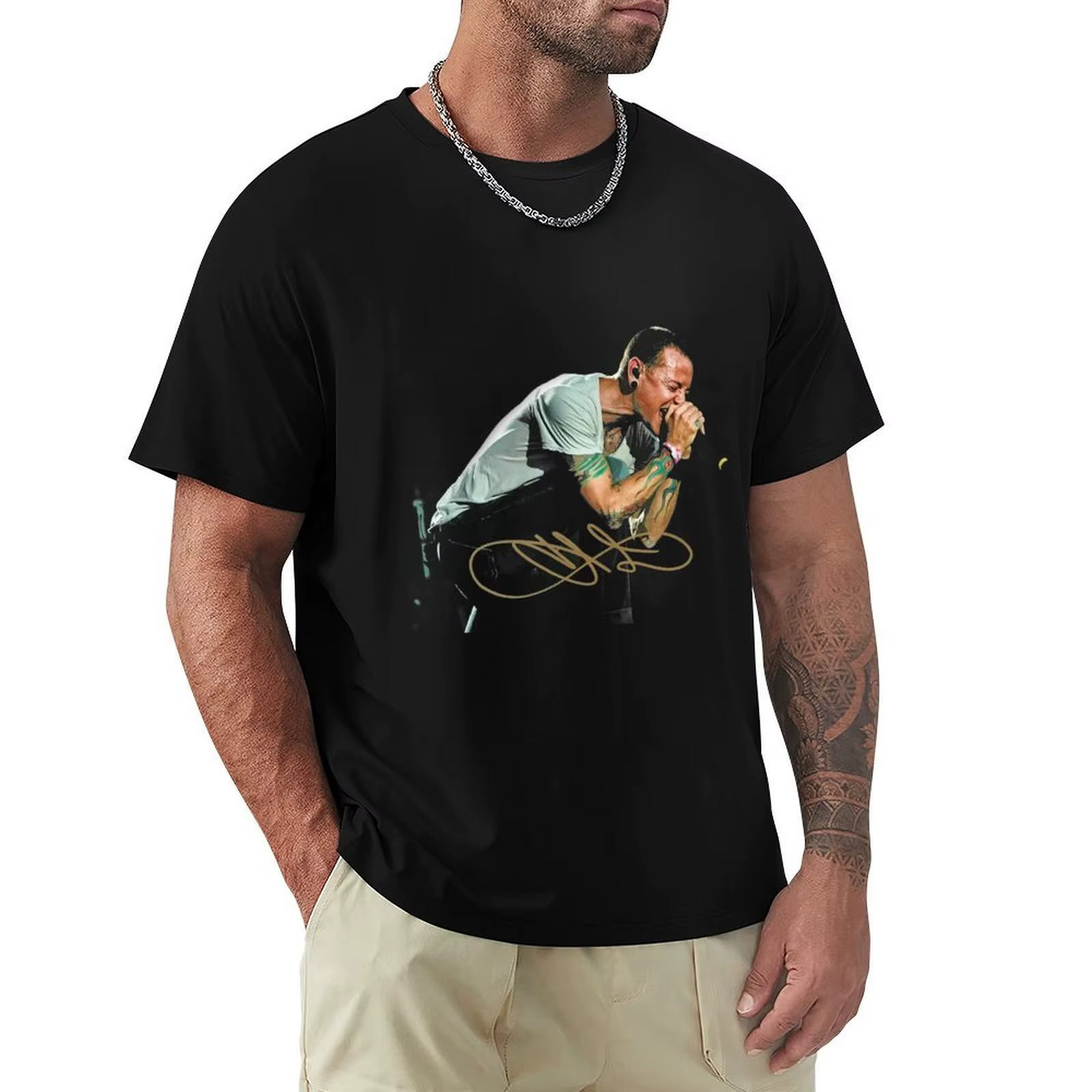 Tdd- Chester Essential T-Shirt T-shirt basique uni pour toutes les saisons