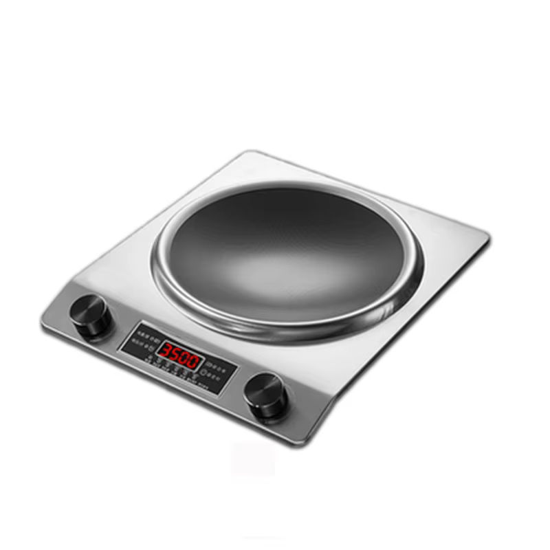 DMWD-Cuisinière Électrique à Induction Étanche de 3500W, Type Concave, Marmite Magnétique, Brûleur d
