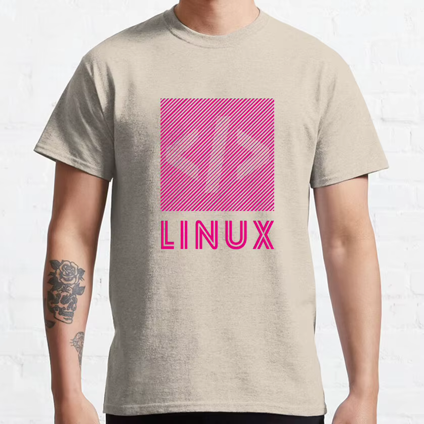T-shirt Linux, humoristique, commande