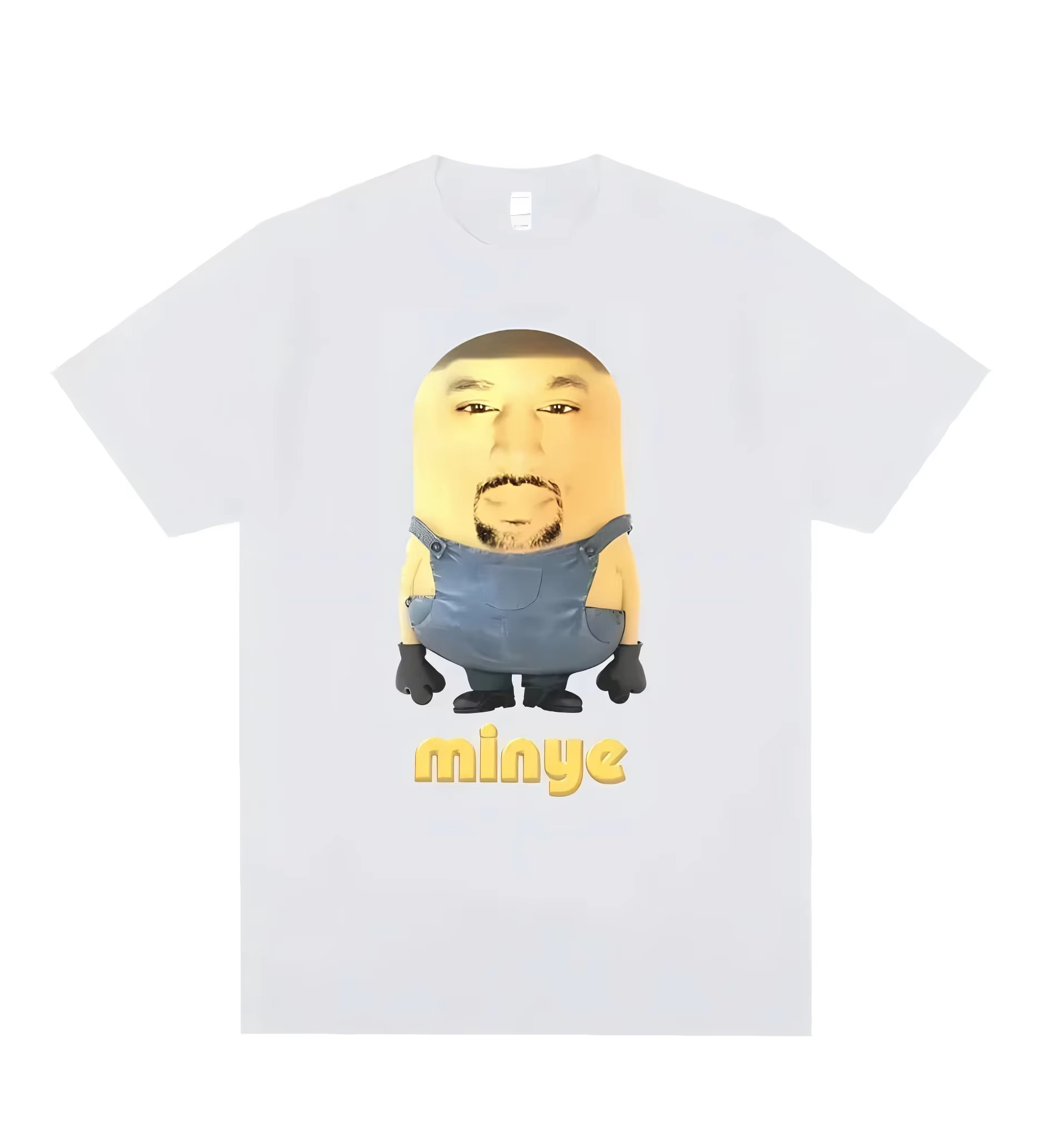 T-shirt Minye Minions Face Swap Meme pour femme 2026 – T-shirts graphiques amusants sur le thème du