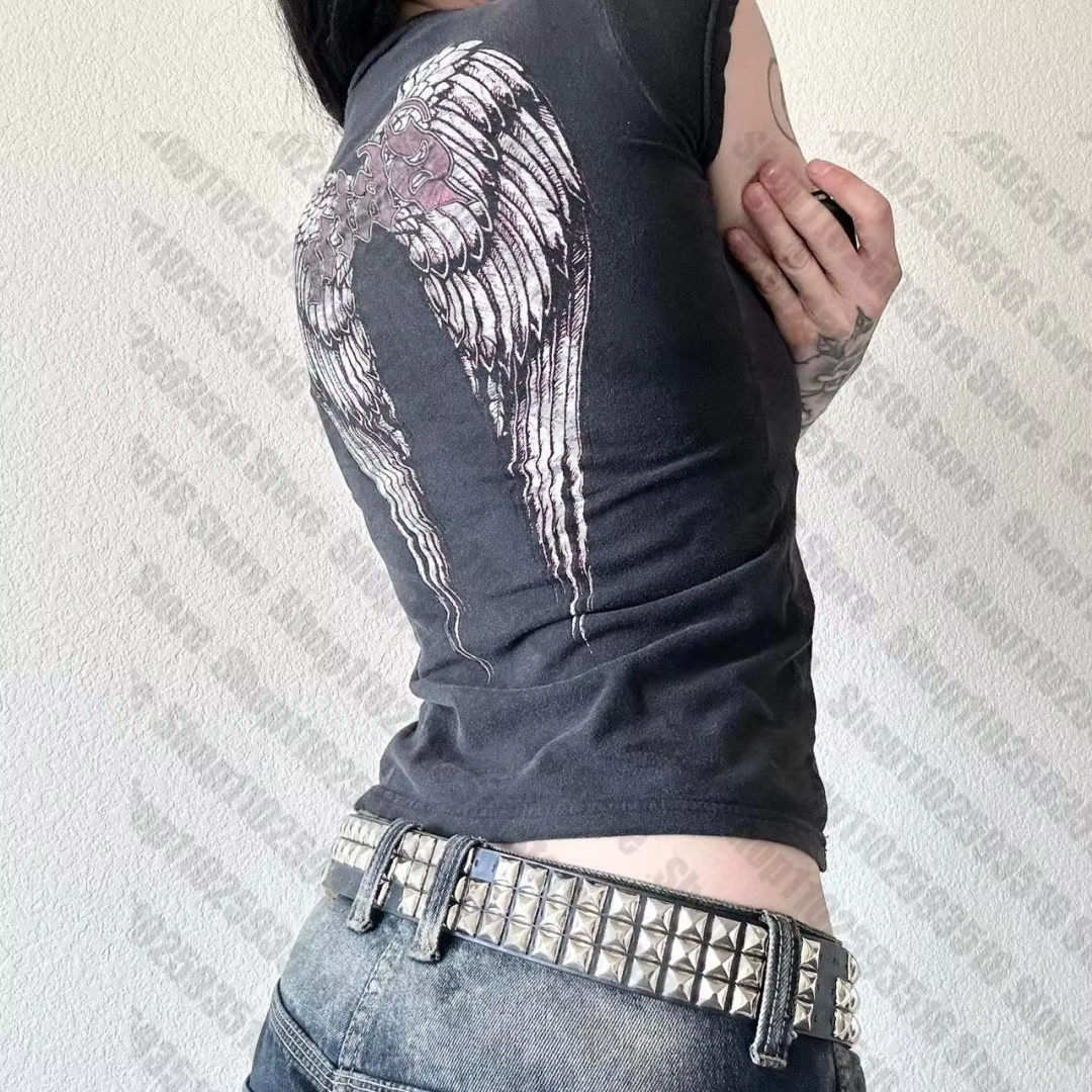 T-shirts pour femmes, vêtements esthétiques, style Shoujo Girl, vêtements pour femmes, t-shirts grap