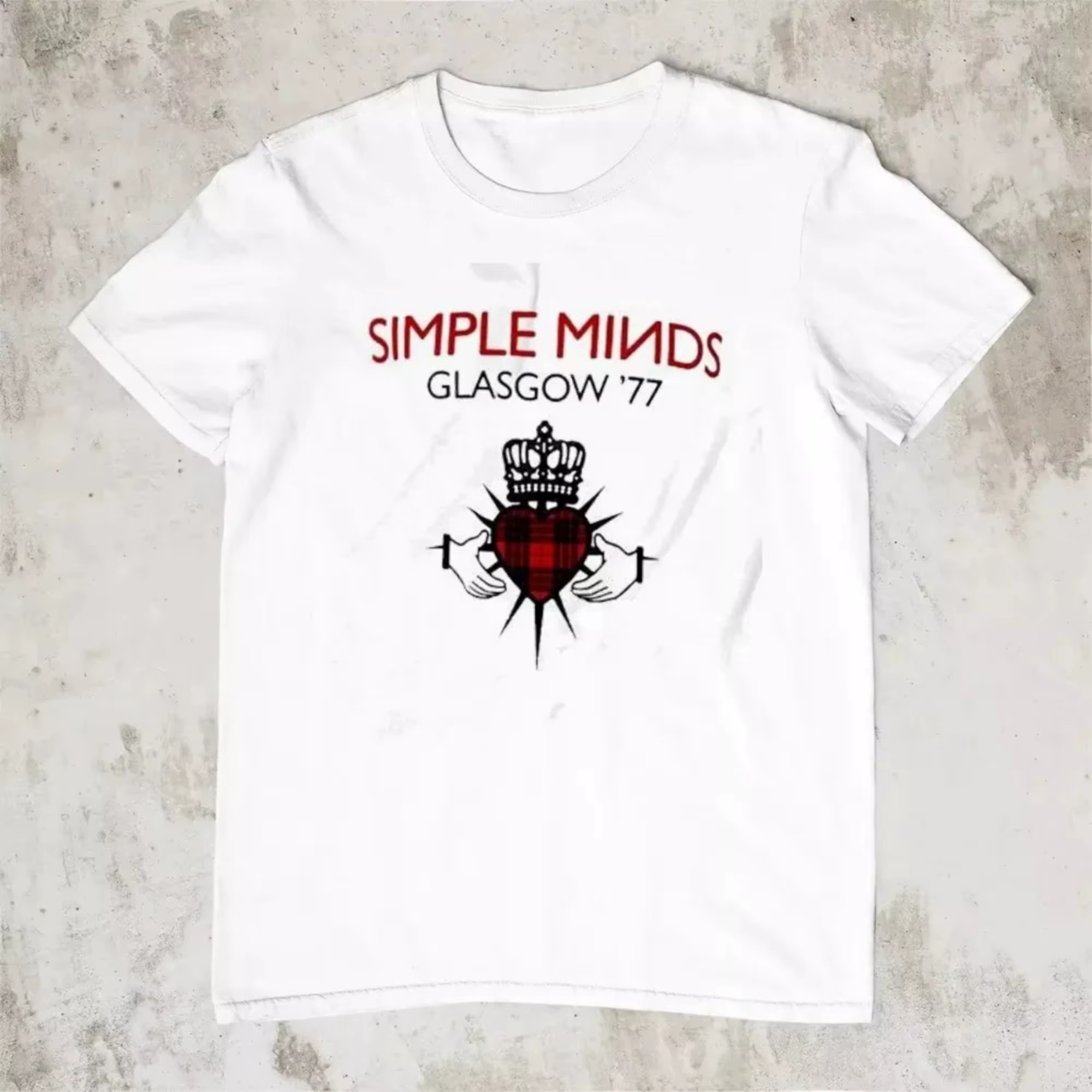 Hommes T-Shirt chaud nouveau Simple Minds Tour 2025 coton T-shirt unisexe surdimensionné T-shirst ma