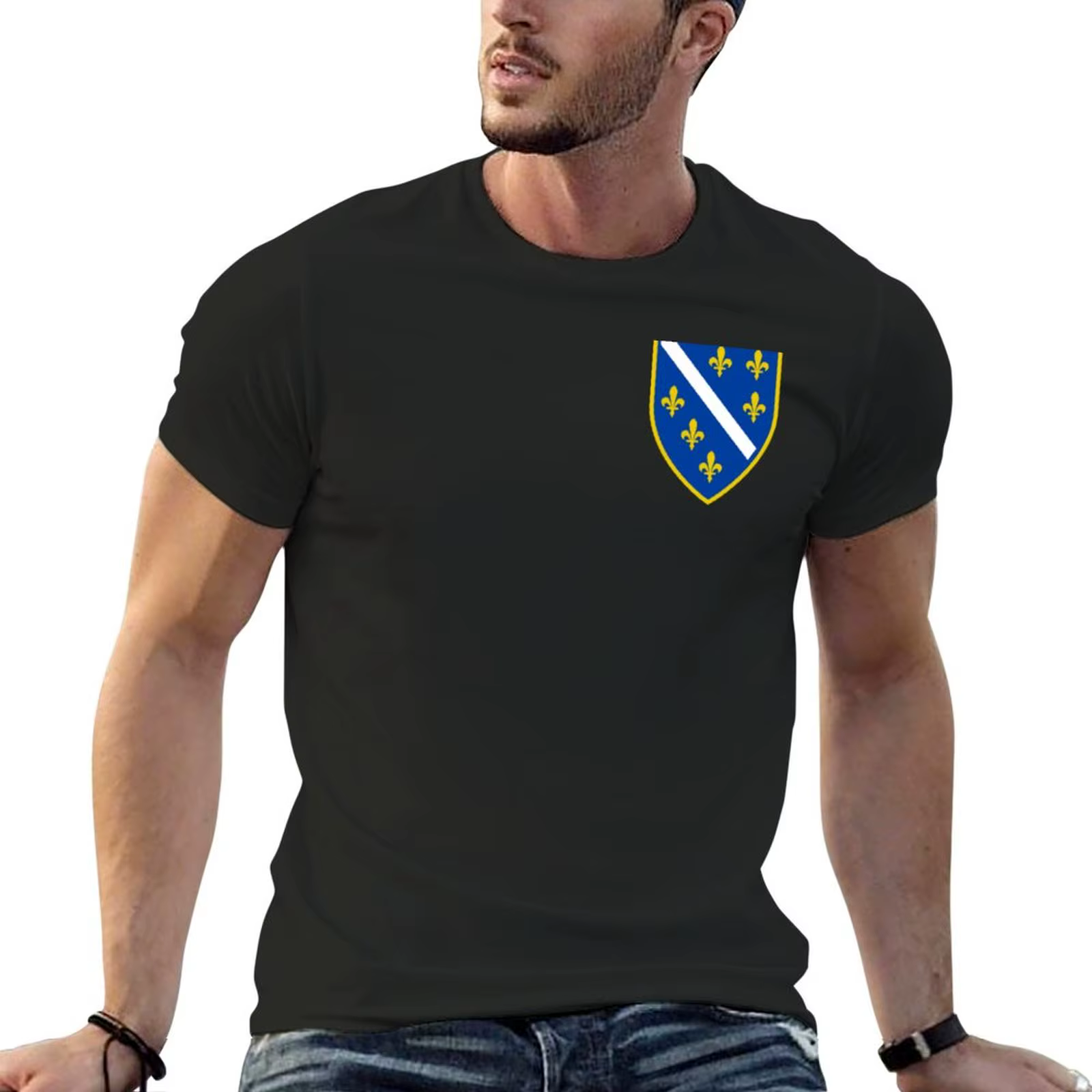 T-shirt à séchage rapide pour hommes, chemise personnalisée, t-shirt surdimensionné, imprimé animal,