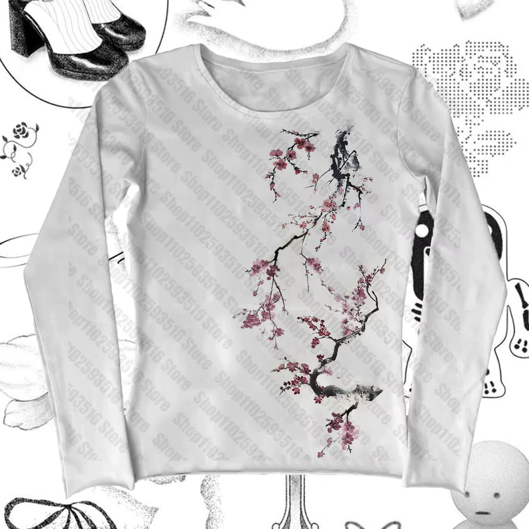 Vêtements pour femmes t-shirts graphiques Y2k T-shirt Kawaii années 2000 hauts 90 vêtements Vintage 