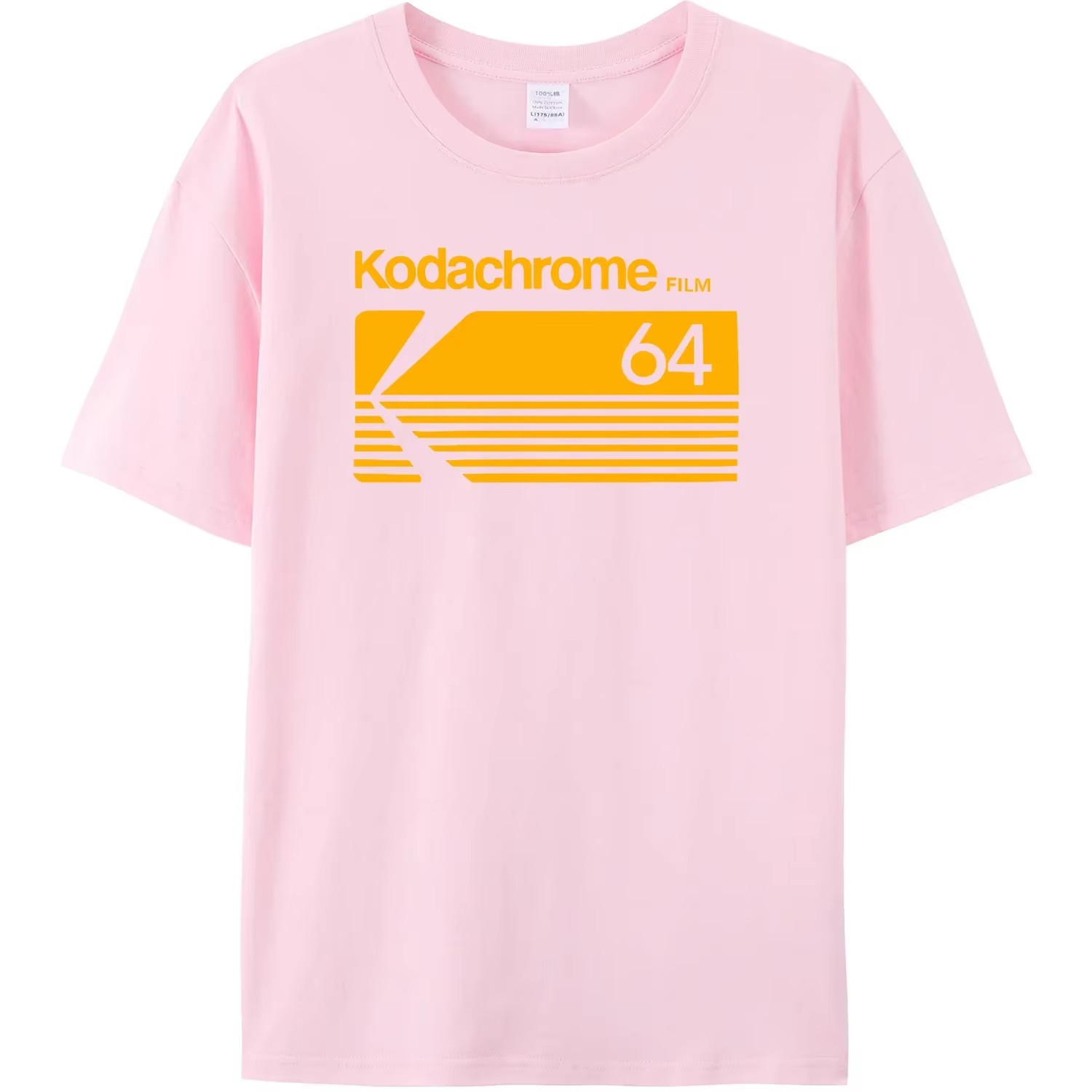 T-shirt manches courtes pour homme, estival et à la mode, avec logo Kooddak Kodachrome