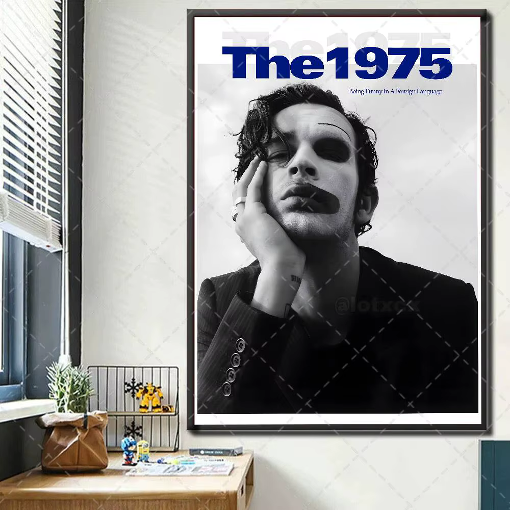 Affiches et impressions de groupe de rock des années 1975, images d'art murales pour chambre à couch
